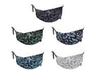 Hamac double portable en nylon Flyinchamp avec motifs personnalisés, capacité de 300 kg, pour le camping, les voyages en plein air, la survie, toutes saisons, 1-2 personnes, 2