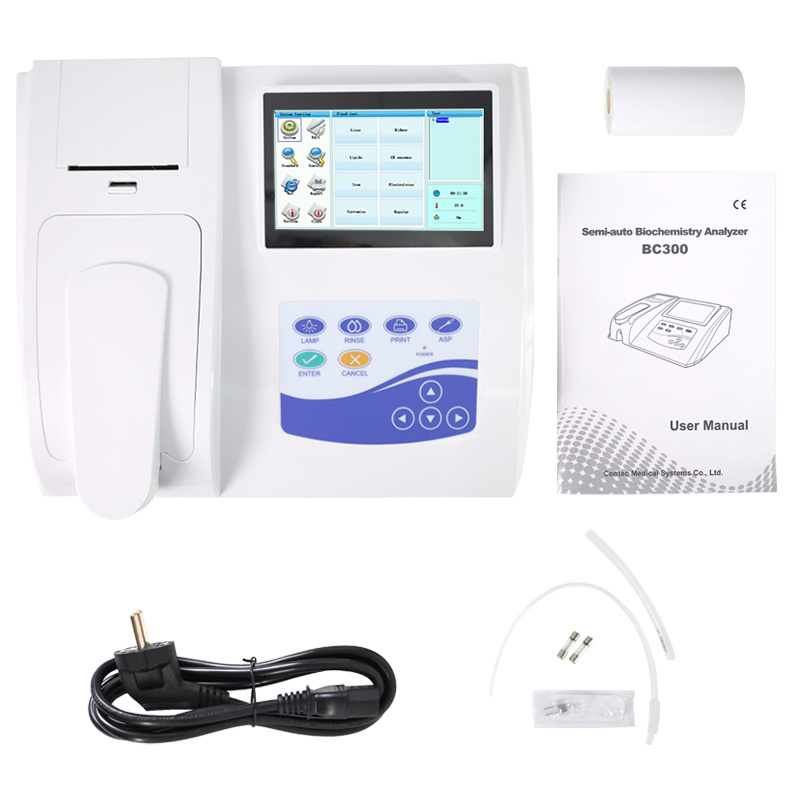 Biochemical Analyzer Touch Screen Contec BC300 Clinical Biochemical Analyzer With CE Certificate Clinical Analytical Instruments