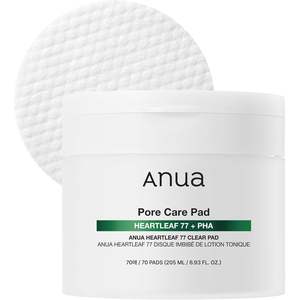 Anua Pore Care Pad 70 Pads Heartleaf 77 Pha Toner para Exfoliación Diaria - Product Image 1