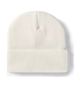 לוגו להתאמה אישית צבע מוצק סרוג כובע חורף חם beanie עם הדפסה דיגיטלית בגלגל דיגיטלי מגוון נראה מזדמנים - Product Image 6