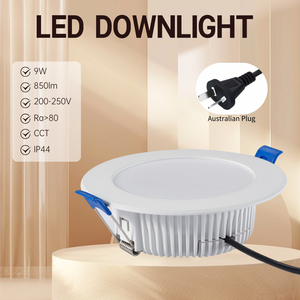 SAA RCM 10W 슬림 <span class=keywords><strong>LED</strong></span> 다운라이트 36mm 내장 드라이버 삼색 CCT 디밍 가능 IP44 모던 실내 매립등 AU 플러그 호주 - Product Image 4