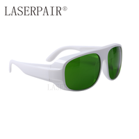 Lunettes de sécurité laser de type mode, certifiées CE EN207, monture intégrale pour lasers NDYAG 980nm-1550nm