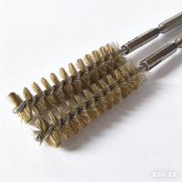 Brosse de nettoyage flexible en fil d'acier inoxydable de marque JXY, à alimentation directe usine, pour bras robotisé, pour le meulage et l'ébavurage des parois intérieures d'acier