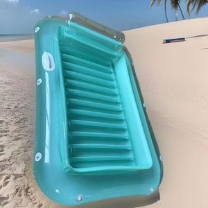 Nouveau lit de bain gonflable double usage pour extérieur, flotteur de piscine, lit flottant de loisirs aquatiques, vente en gros en stock - Product Image 2