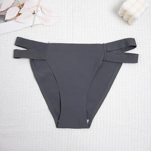 Culottes en soie glacée pour femmes, découpées au laser, taille basse, écologiques, sans coutures, respirantes, grandes tailles, vente en gros - Product Image 5