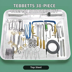 Juego de Instrumentos de Cirugía Mamaria de Acero Inoxidable Tebbetts, 38 Piezas, de Alta Calidad, Manuales, con Certificación CE, para Uso Hospitalario - Product Image 2