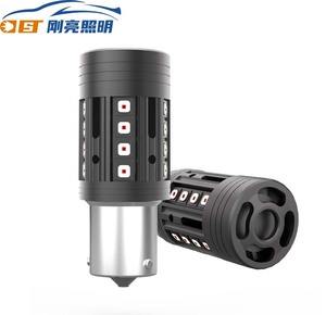 Ampoules LED S4 3838 20SMD 28W Canbus pour feux stop de voiture, sans erreur, BA15S PY21W 3156 3157 7440 7443 S25, sans hyperclignotement - Product Image 3