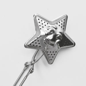 Infusore per <span class=keywords><strong>Tè</strong></span> a Forma di Stella Ecologico con Manico Lungo in Acciaio Inossidabile - Product Image 2