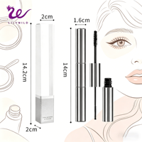 Mascara noir professionnel à effet lifting et permanente pour cils, pigment intense, pour des cils longs et volumineux, outil de soin des cils