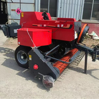 Mini-pressoir à balles rondes à haute productivité et efficace avec moteur pour usage agricole, puissance de 37 kW