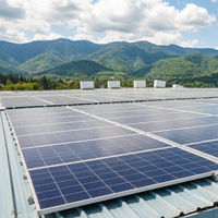 Support solaire certifié TUV, installation rapide sans soudure, pour toiture en acier, tuiles métalliques