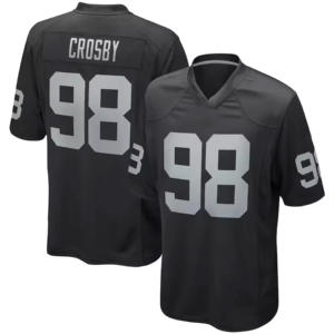 Las Vegas 4 Derek Carr 98 Maxx Cro-sby 28 Josh Jacobs 34 Bo Jackson 17 Davante Adams Genähtes Fußball trikot für Herren von höchster Qualität - Product Image 2