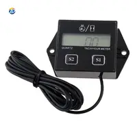 DOTO Speedometer Motor Balap, Takometer Universal dengan LCD Digital Pengukur Jam