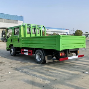 Brand New Jmc 4x2 Light Cargo Fence Truck Manual Double Cabin Truck 3 Ton Lorry Box Truck - Product Image 5