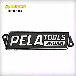 Placa de identificación en relieve 3D de <span class=keywords><strong>plata</strong></span> de Metal personalizada de alta calidad Placa de nombre de logotipo de aluminio anodizado cepillado para etiqueta de activo - Product Image 6