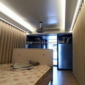 Prix d'usine Maison flottante de luxe préfabriquée en acier et aluminium, <span class=keywords><strong>quai</strong></span> flottant, maison <span class=keywords><strong>sur</strong></span> l'eau pour la famille, vente chaude aux États-Unis - Product Image 4