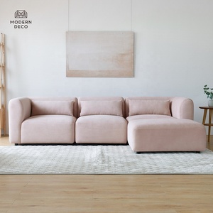 <span class=keywords><strong>Soggiorno</strong></span> personalizzato moderno divano modulare personalizzabile divano sezionale in velluto a coste per piccoli spazi mobili Premium Comfort - Product Image 1
