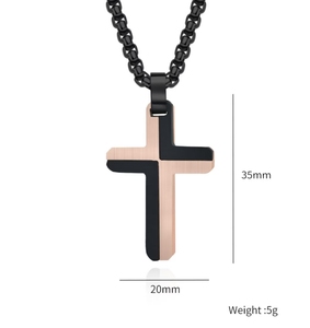 Nouveau style INS européen et américain : Ensemble <span class=keywords><strong>de</strong></span> bijoux tendance en acier inoxydable avec pendentif boîte hexagonale et puzzle, idéal pour un cadeau transfrontalier - Product Image 2