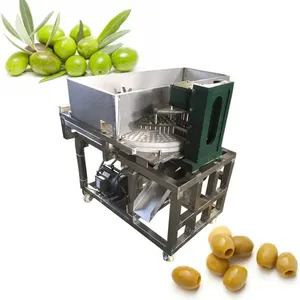 Automatic Dry Palm Dates Pitting Machine Longan Fruit Cherry Plum Seed Remove Cutting Remover Fresh Olive Core Removing Machine