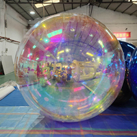 Ballon à bulles réutilisable de boule de miroir gonflable extérieure et intérieure personnalisée commerciale pour la décoration de mariage de fête d'événements