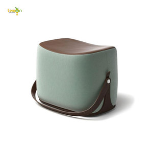 New Arrival Creative Design Modern Fabric <strong>Cushion</strong> Portable <strong>Stool</strong> for Hallway - Product Image 6