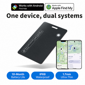 <span class=keywords><strong>Carte</strong></span> intelligente ultra-fine à faible consommation d'<span class=keywords><strong>énergie</strong></span>, compatible avec Apple Find My et Google Find Hub, étanche IP68, recharge sans fil, vente chaude - Product Image 1