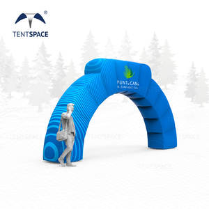 カスタムロゴ入りフェスティバル用インフレータブル装飾アーチ、エントランスアーチゲート、広告宣伝用インフレータブルアーチ、マラソンイベント用 - Product Image 4