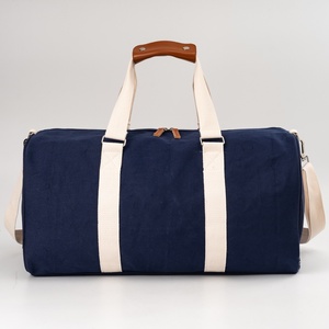 Bolsa de Lona WellPromotion 50x25x25cm con Cierre de Cremallera, Gran Capacidad, para Viajes, Aire Libre, Unisex, Estilo Vintage - Product Image 4