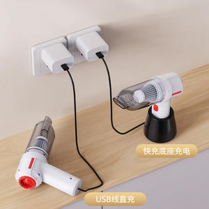 เครื่องดูดฝุ่นในรถยนต์แบบพกพาขนาด 0.3 ลิตร ใช้แบตเตอรี่แบบชาร์จได้ สำหรับทำความสะอาดแบบแห้ง พร้อมแรงดูดทรงพลัง - Product Image 5