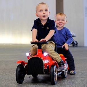 <span class=keywords><strong>Train</strong></span> à Roulettes pour Enfants et Parents, Voiture Électrique Miniature Intérieure à Moteur Électrique 12V en Plastique - Product Image 4