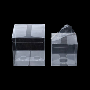 Biểu Tượng Tùy Chỉnh Có Thể Tái Chế Rõ Ràng Nhựa Pet <span class=keywords><strong>Cube</strong></span> Hộp Quà Tặng Bảo Vệ Bao Bì Hiển Thị Trường Hợp Cho Mỹ Phẩm Và Ủng Hộ Đám Cưới - Product Image 2