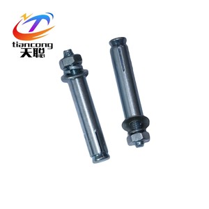 مسمار تثبيت خرساني مجلفن عالي التحمل قابل للسحب M6 مع غلاف للتوسيع في الخرسانة - Product Image 3