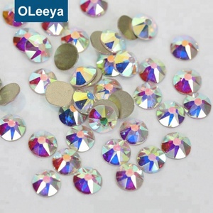 Cristales de Strass sin Fijación en Caliente, al por Mayor, 8 Grandes y 8 Pequeños, Corte Facetado, SS20, Color Lt.Siam AB, Cristal Austriaco, Fábrica de Pedrería sin Fijación en Caliente - Product Image 6