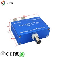 Multiplexeur vidéo analogique 2 canaux HD CVI AHD TVI Multiplexeur coaxial pour caméra 2MP par un câble coaxial