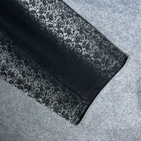 F083/Pantalon ample pour femme, collection automne, design tendance de marque avec fonction anti-boulochage, tenue élégante pour la mode urbaine
