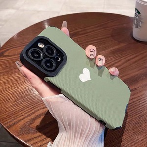 Sfondo verde amore cuore stampa morbida custodia per telefono cellulare in pelle TPU per <span class=keywords><strong>Iphone</strong></span> 17 8 X Xr Xs 11 12 13 14 15 16 Pro Max - Product Image 4