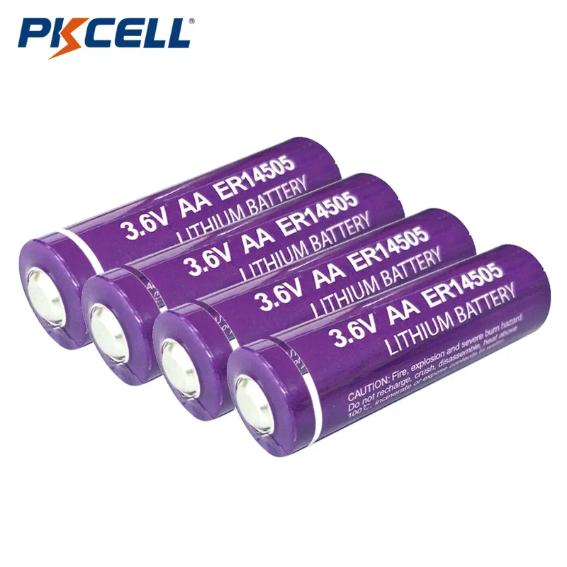 PKCELL Lithium-Primär batterien AA ER14505 LS14500 TL-5903 3,6 V 2400mAh Lithium batterie