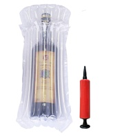 Emballage de protection pour bouteille de vin gonflable en PE, film de protection anti-humidité de 60 microns, coussin d'emballage pour envoi postal