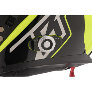 Casque modulaire BaFast Global Connect avec interphone intégré Slend jaune noir intégré S - Product Image 6