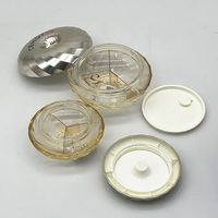 Facets Design – Pots en verre ovales de luxe 50g 30g pour crème visage, flacon cosmétique avec bouchon à vis, emballage de soins de la peau, logo personnalisé