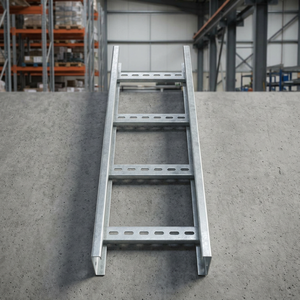 Support de câbles en acier galvanisé pour échelle, support de câbles industriel pour la pose de câbles réseau en construction - Product Image 2