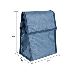 กระเป๋าใส่อาหารกลางวันแบบเก็บความร้อน Tyvek ปี 2024 เป็นมิตรกับสิ่งแวดล้อม กันน้ำ น้ำหนักเบา เก็บอุณหภูมิได้ดี สำหรับผู้ใหญ่ เด็กนักเรียน เด็กๆ และใช้ในสำนักงาน - Product Image 3