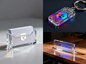 Personalized Transparent <b>Acrylic</b> Tags Durable Waterproof UV Resistant Full Color Custom Shape OEM Branding Tags for Retail - Product Image 2