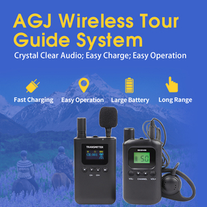 Wirelesslinkx 8510T 8210R วิทยุไร้สายกระซิบระบบไกด์นำเที่ยวสำหรับพิพิธภัณฑ์การประชุมโบสถ์การฝึกอบรมการท่องเที่ยว - Product Image 6