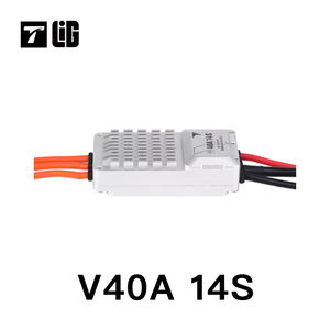 Controlador Electrónico de Velocidad (ESC) Profesional V40A 40A 14S HV, Impermeable, Onda Sinusoidal, para <span class=keywords><strong>Aviones</strong></span> de Ala Fija, VTOL y Aeronaves de Rotor Inclinable - Product Image 4