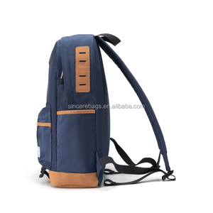 Men's <b>Waterproof</b> Large Capacity USB Charging Nylon Zipper <b>Backpack</b> Fashionable Casual Lightweight <b>School</b> Office Customised LOGO - Product Image 3