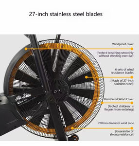 Vélo d'exercice à résistance au vent pour usage domestique, vélo cardio, équipement de fitness pour la maison, vélo d'<span class=keywords><strong>assault</strong></span> pour l'entraînement physique à domicile - Product Image 2