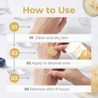 Patchs Transdermiques de Collagène Soluble Personnalisables avec Couche Supérieure Biodégradable pour la Fermeté et l'Élasticité de la Peau