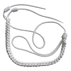 Aiguillettes belgas para oficiales mayores, con aiguilletes doradas, insignia ceremonial en forma de cordón utilizada para indicar alto rango. - Product Image 1
