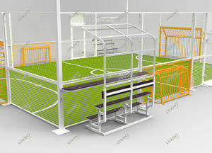 Équipement d'entraînement professionnel <span class=keywords><strong>Cage</strong></span> <span class=keywords><strong>de</strong></span> champ <span class=keywords><strong>de</strong></span> but <span class=keywords><strong>de</strong></span> football et <span class=keywords><strong>de</strong></span> football à vendre <span class=keywords><strong>Cage</strong></span> <span class=keywords><strong>de</strong></span> football délicate pour terrain <span class=keywords><strong>de</strong></span> football - Product Image 3